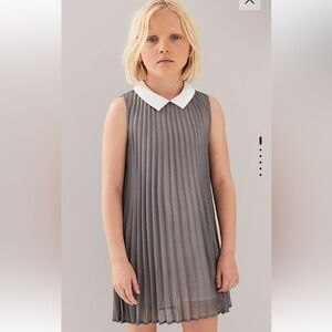 Ikks Gray Dress with White Collar